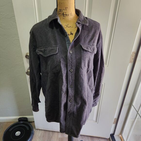 Grizzley Mountain Button Down Shirt Mens SZ Large Flannel Workwear Outdoors - Picture 1 of 4